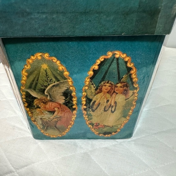 Twelve Glorious Angels Christmas Ornaments Set Vintage By C&F Enterprise 1990 - Picture 7 of 11